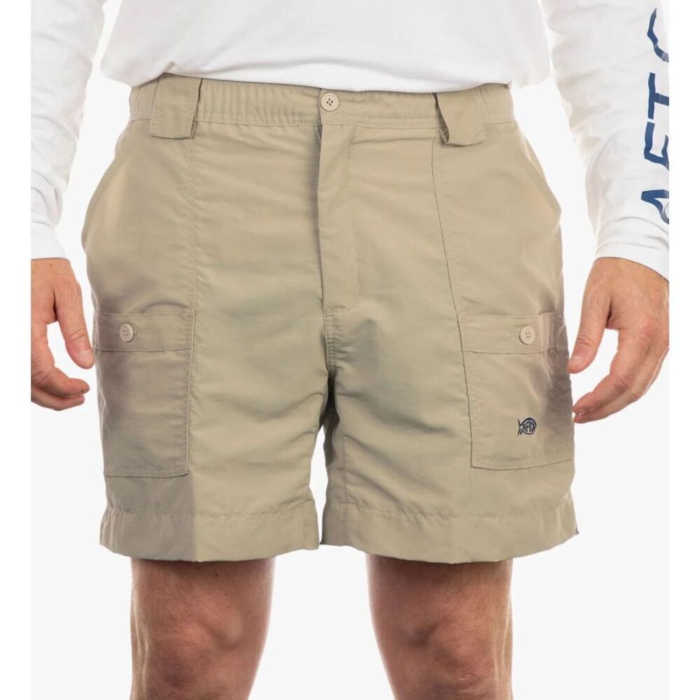 NWT AFTCO khaki shorts Sz 42, $68 B27